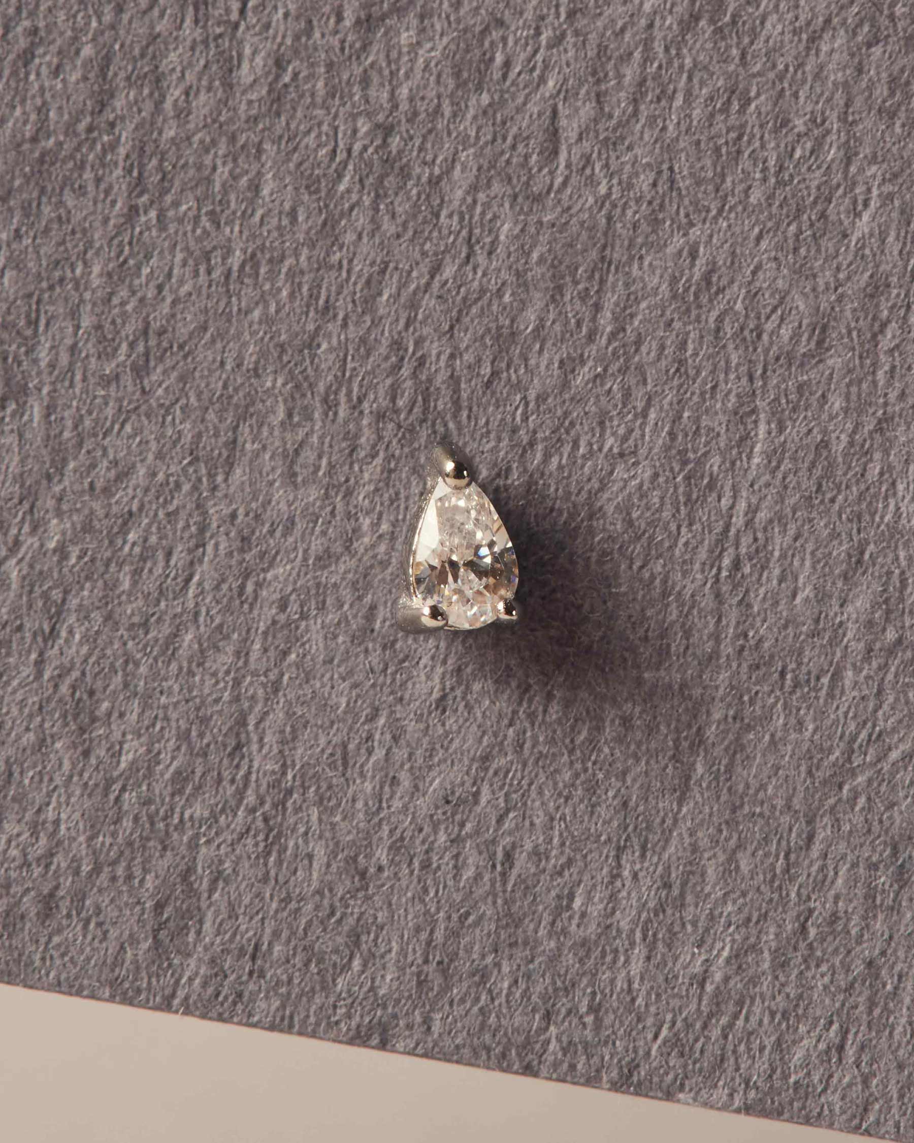 Forever Drop Stud Earring | 925 silver