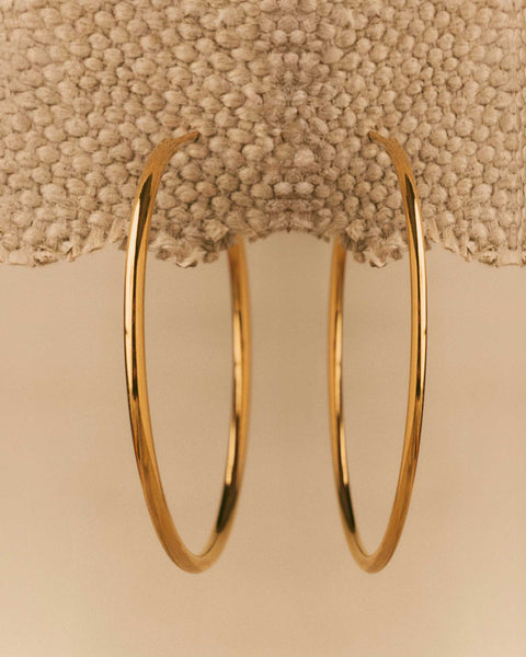 L Hoop Earrings