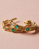 Green Lake Hoop Earrings