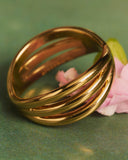 Triple Succulent Ring