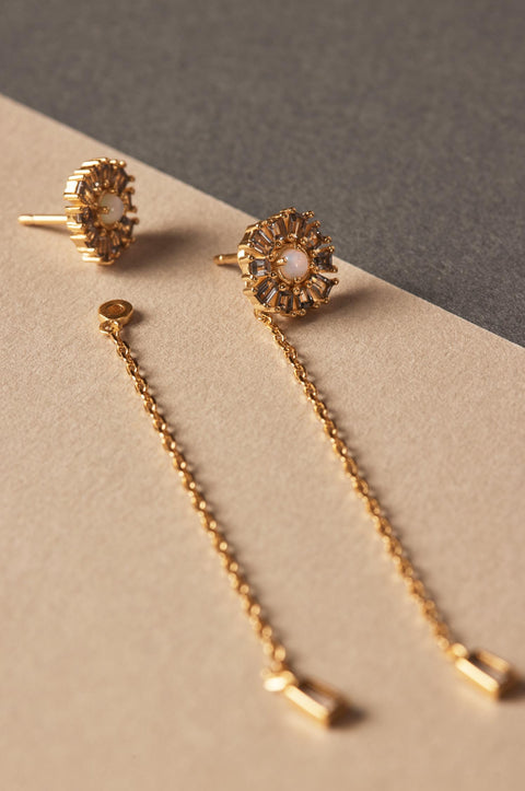 Pendientes 2 en 1 Moon