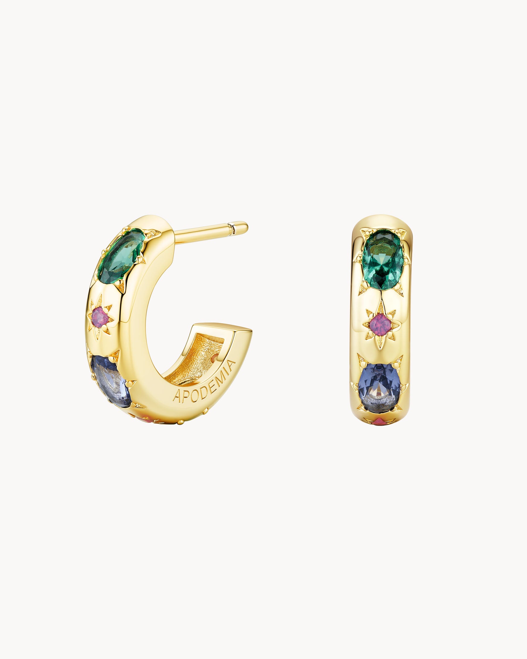 Nefertiti Bulky Hoop Earrings