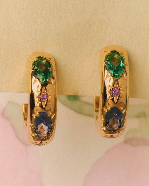 Nefertiti Bulky Hoop Earrings