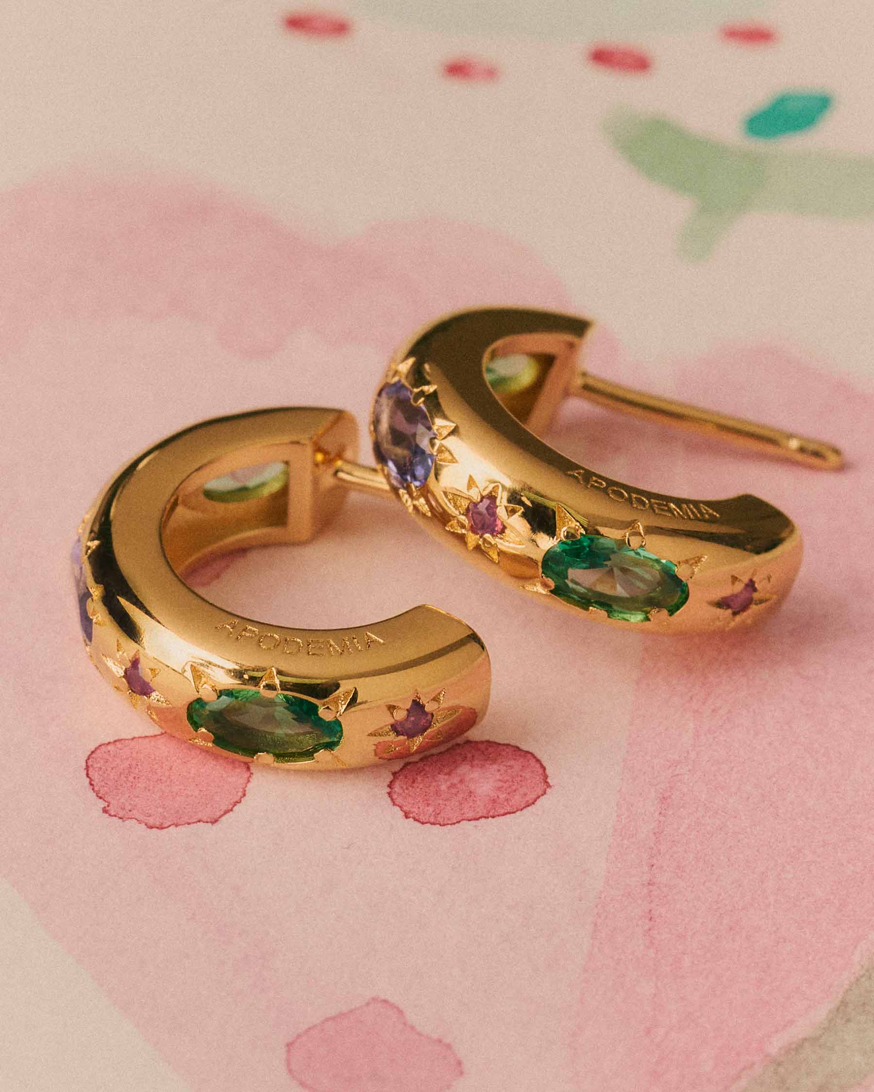 Nefertiti Bulky Hoop Earrings