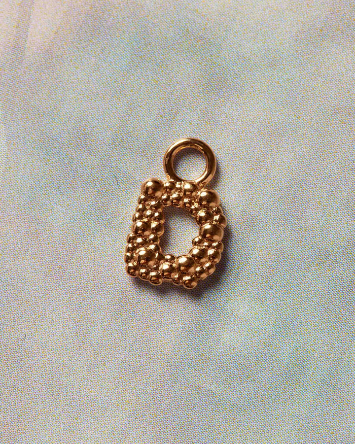 Charm Sand Dust Lettre D