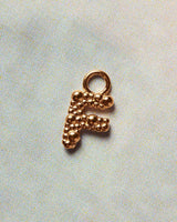 Charm Sand Dust Letter F