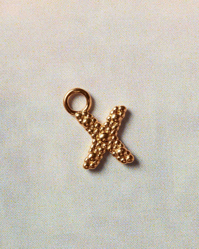 Charm Sand Dust Buchstabe X