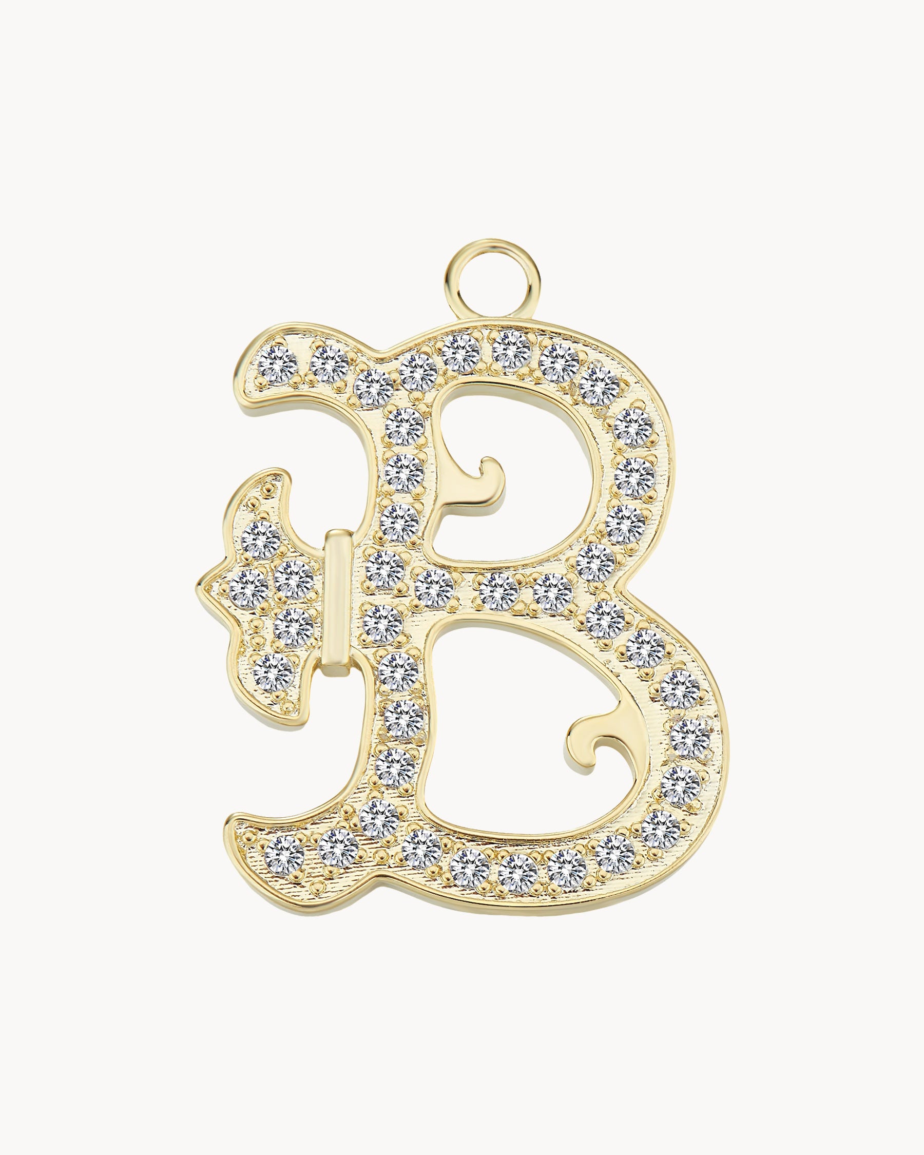 Vintage Charm Letter B