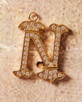 Charm Vintage Letter N | The Gray Box