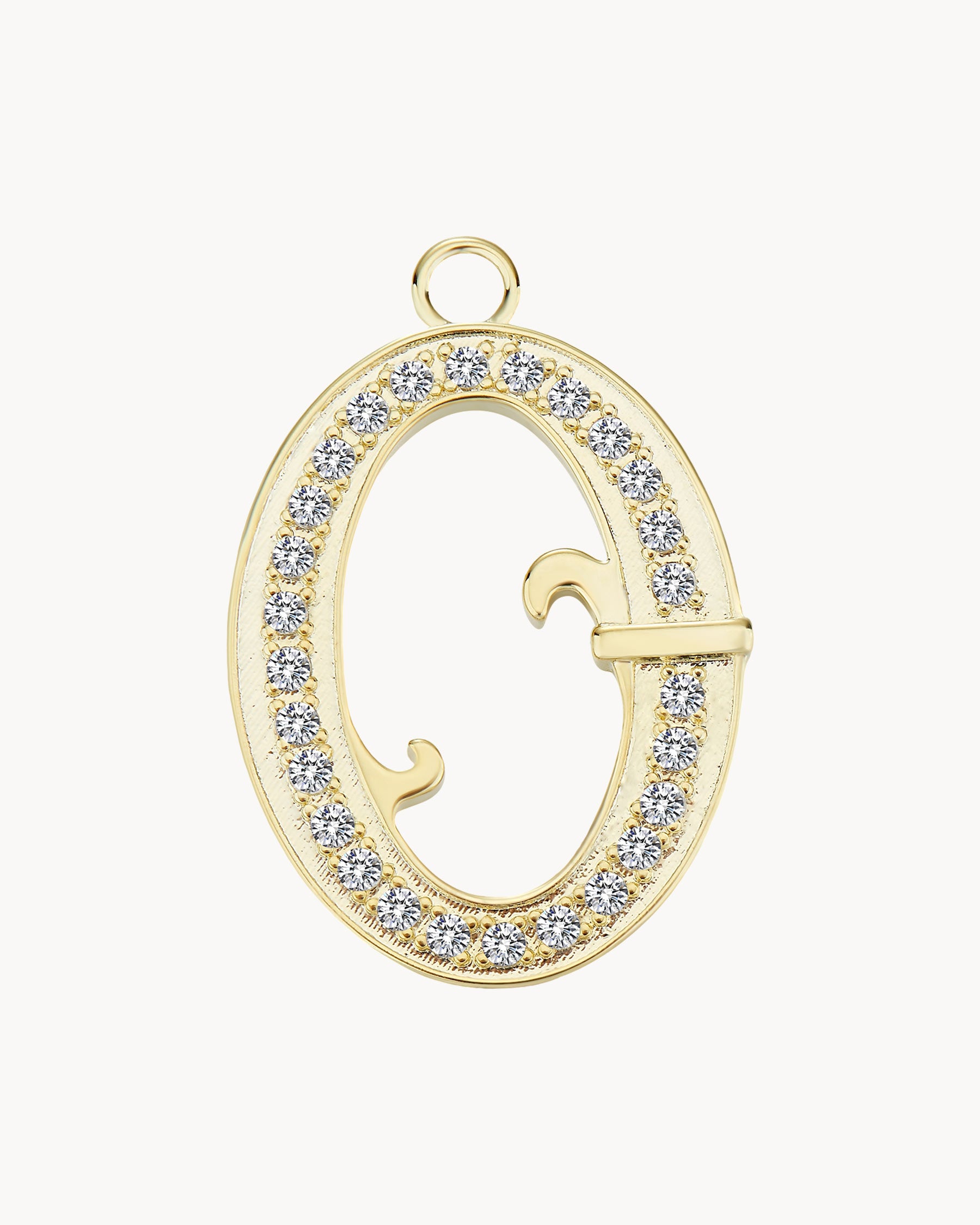 Charm Vintage Letra O