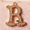 Charm Vintage Letra R