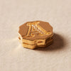 Charm Clip Bubble Vintage Letra A