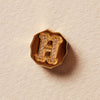 Charm Clip Bubble Vintage Buchstabe H