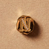 Charm Clip Bubble Vintage Buchstabe N