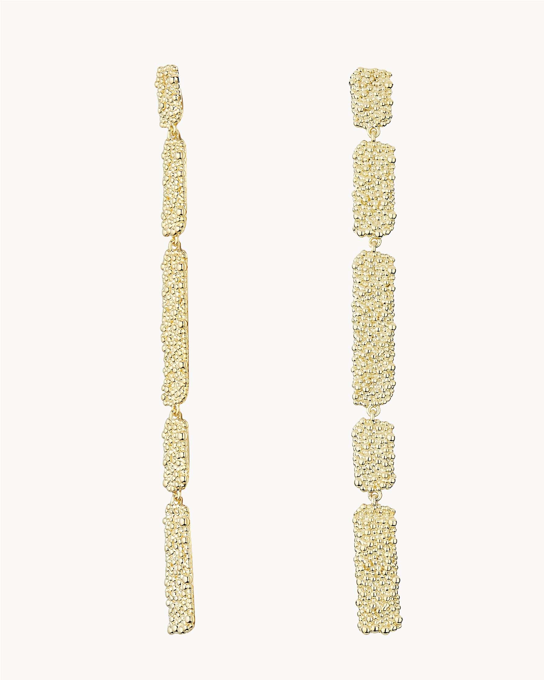 Pendientes Largos Sand Dust Pareja