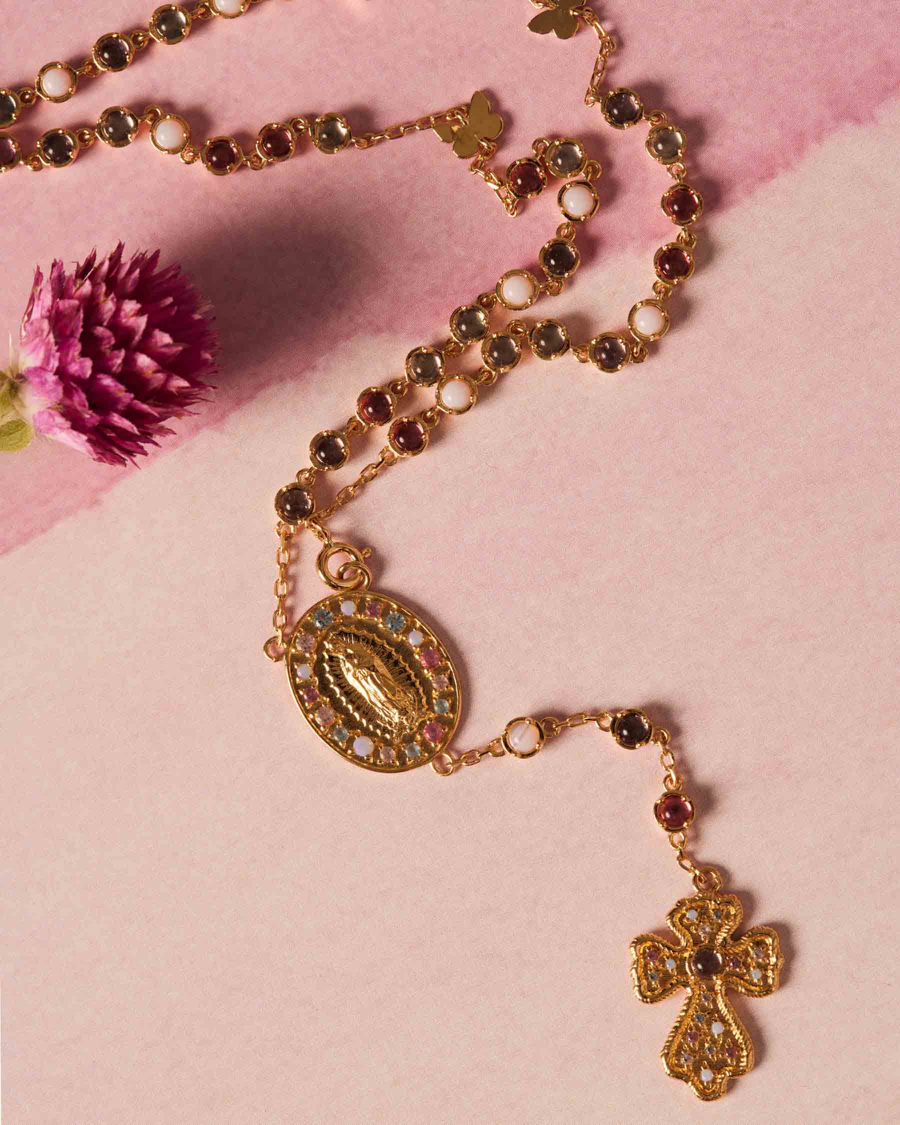 Virgin of Guadaloupe Medal Rosary