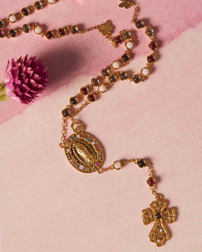 Rosario Medalla Virgen de Guadaloupe