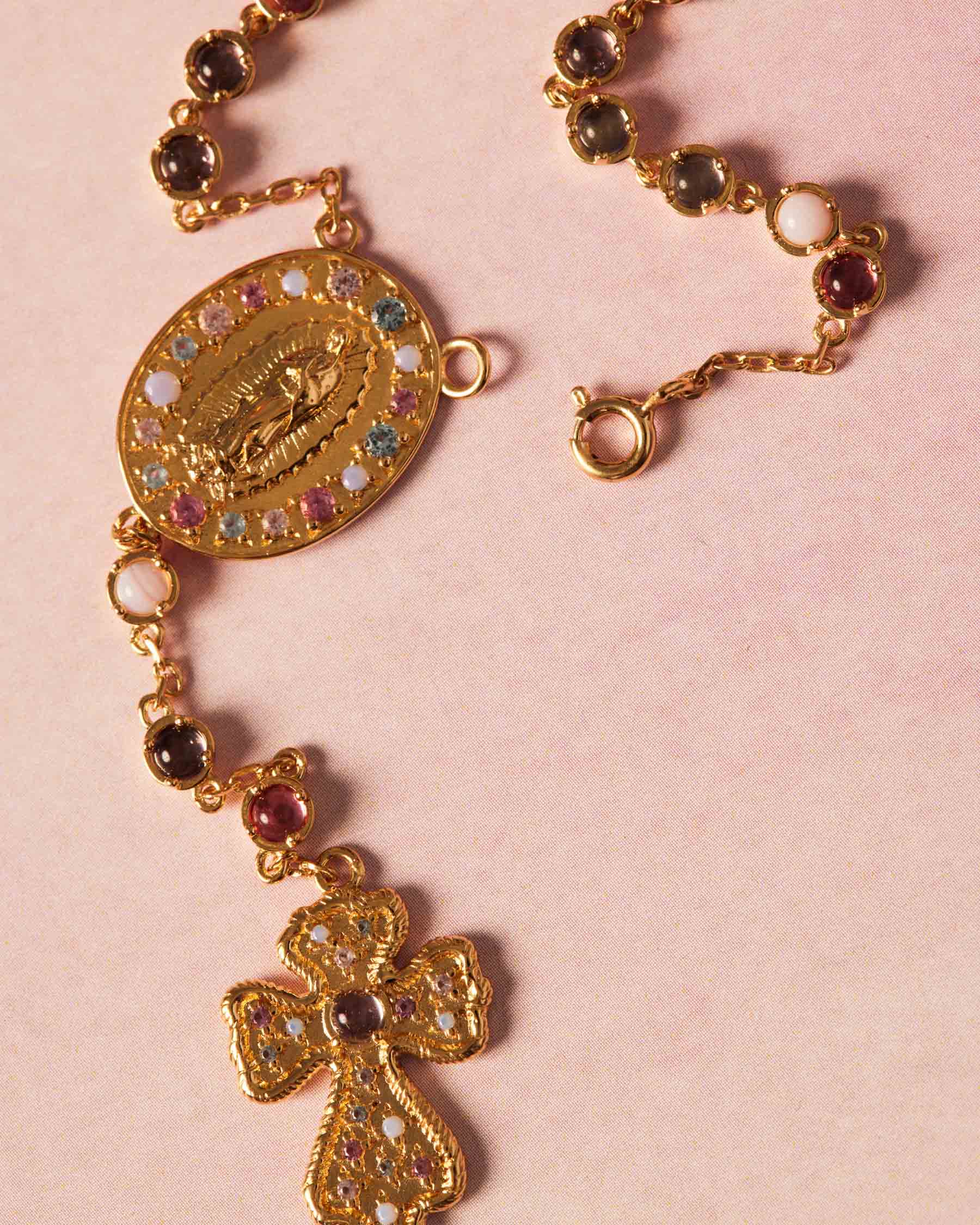 Virgin of Guadaloupe Medal Rosary