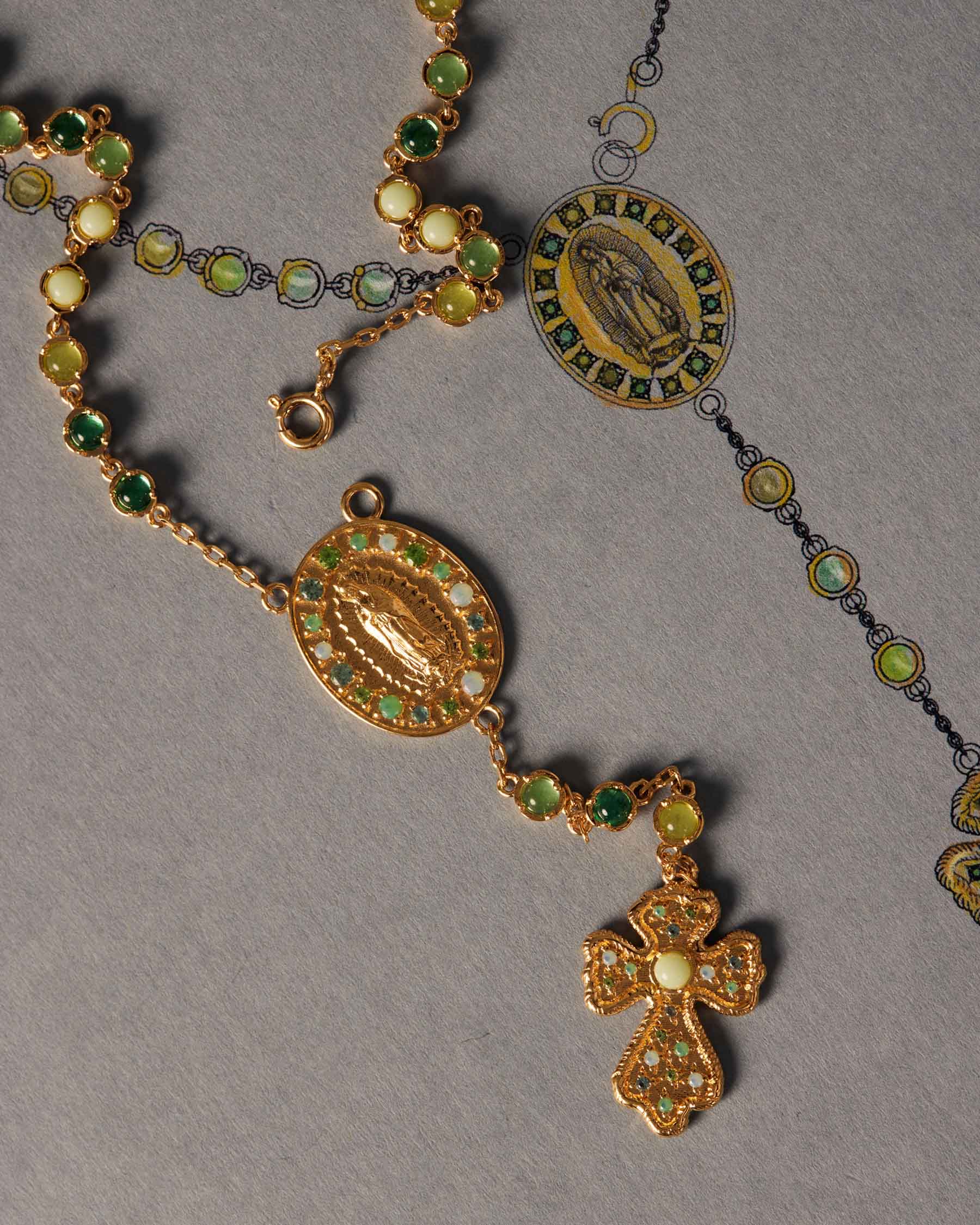 Rosenkranzmedaille Unserer Lieben Frau von Guadalupe