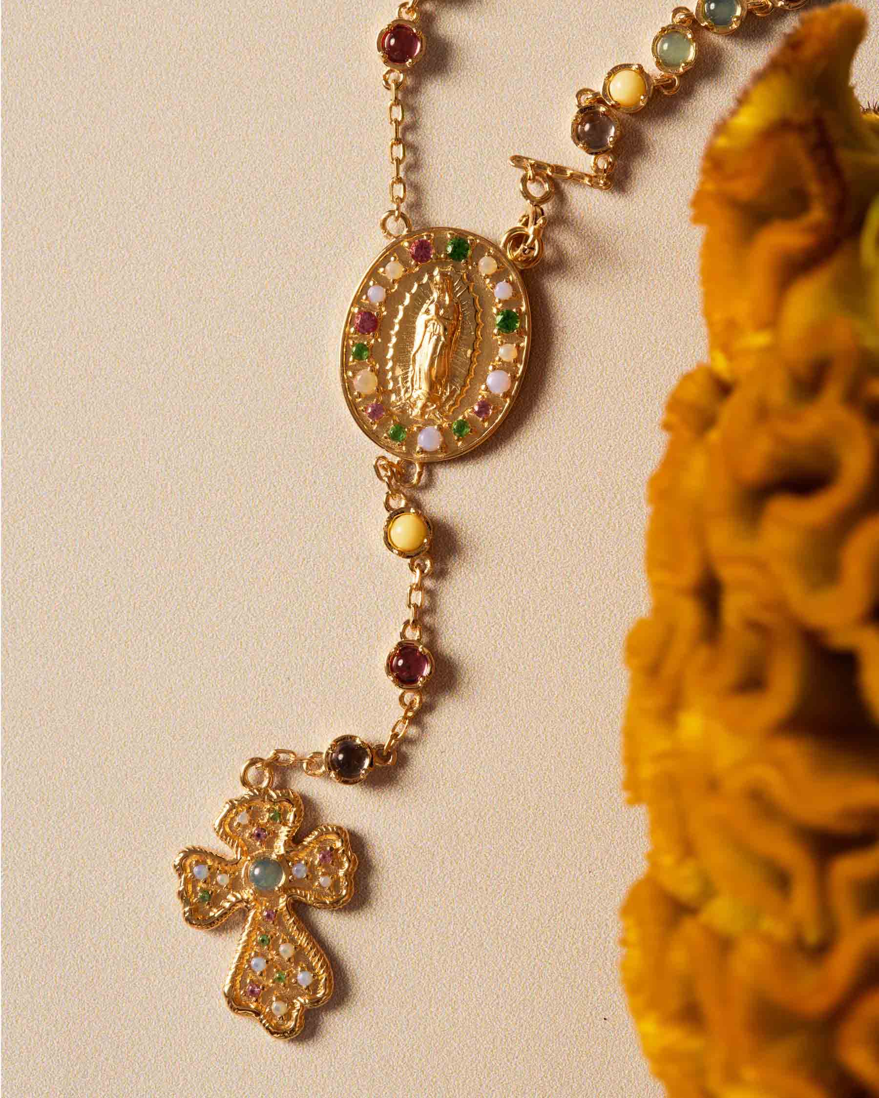 Rosenkranzmedaille Unserer Lieben Frau von Guadalupe