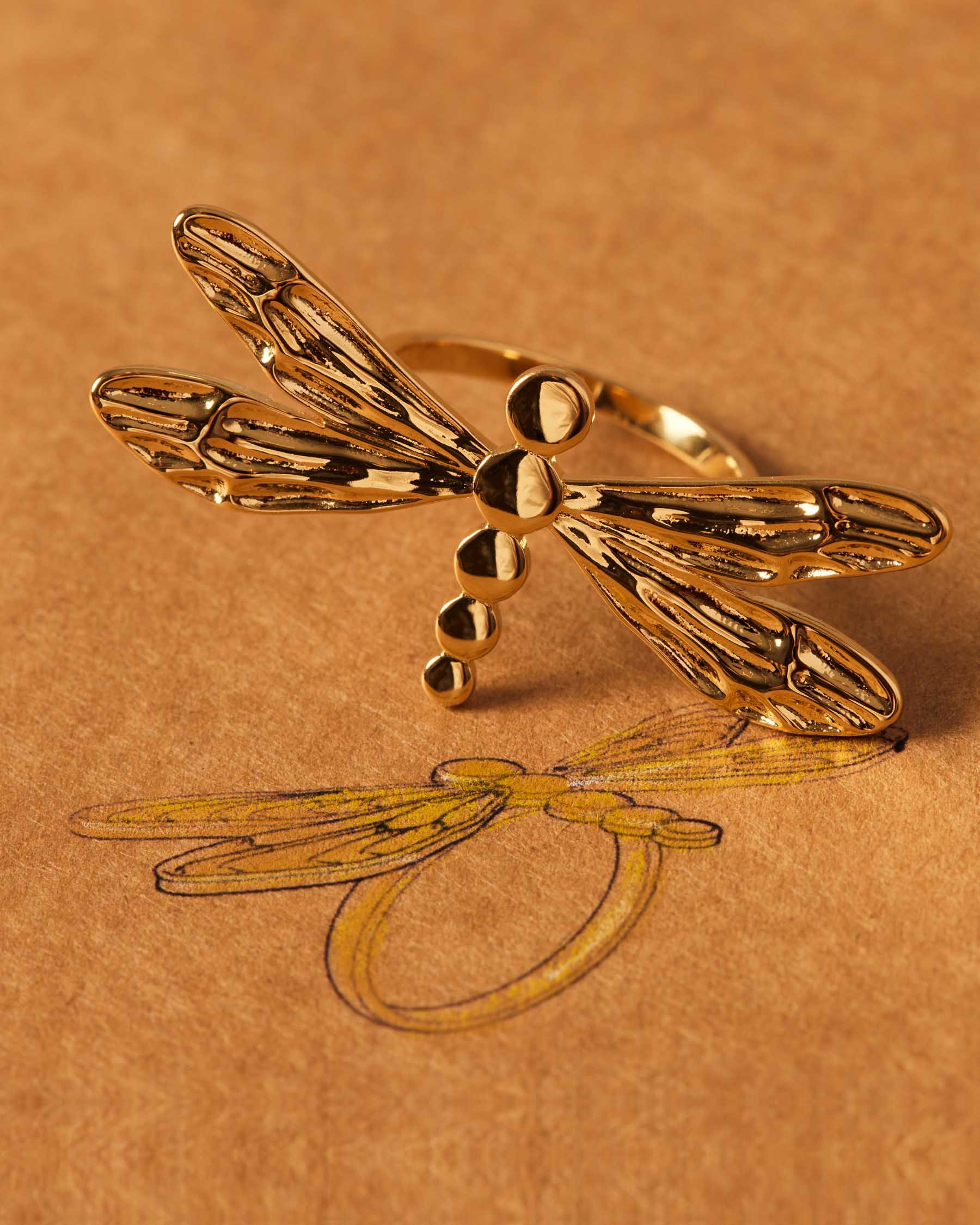 Bulky Dragonfly Ring