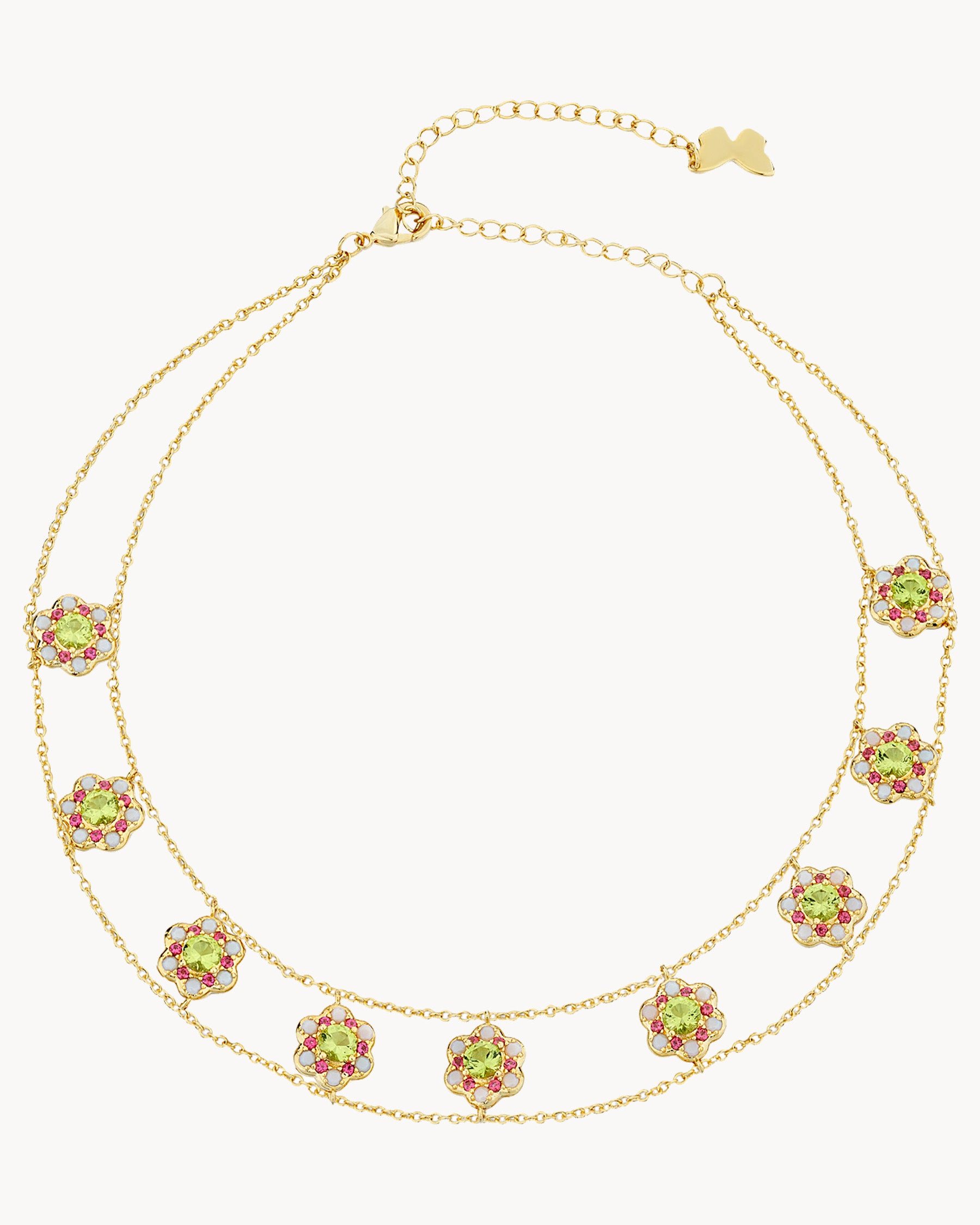 Collier ras-du-cou Vine multicolore