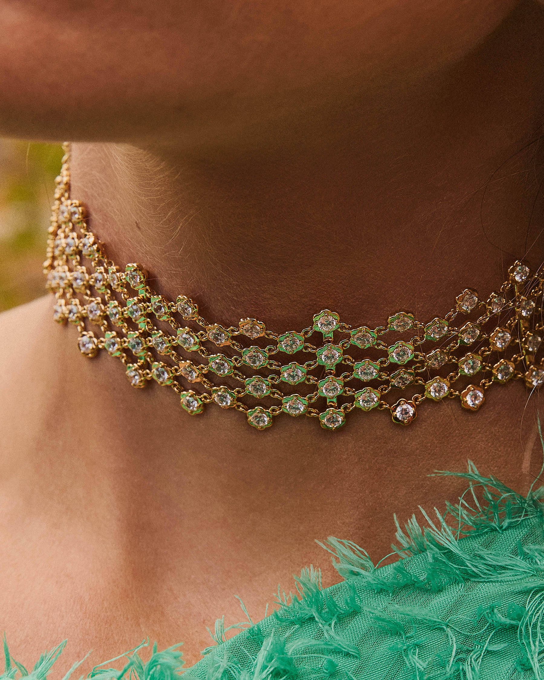 Collar Vine Blanco