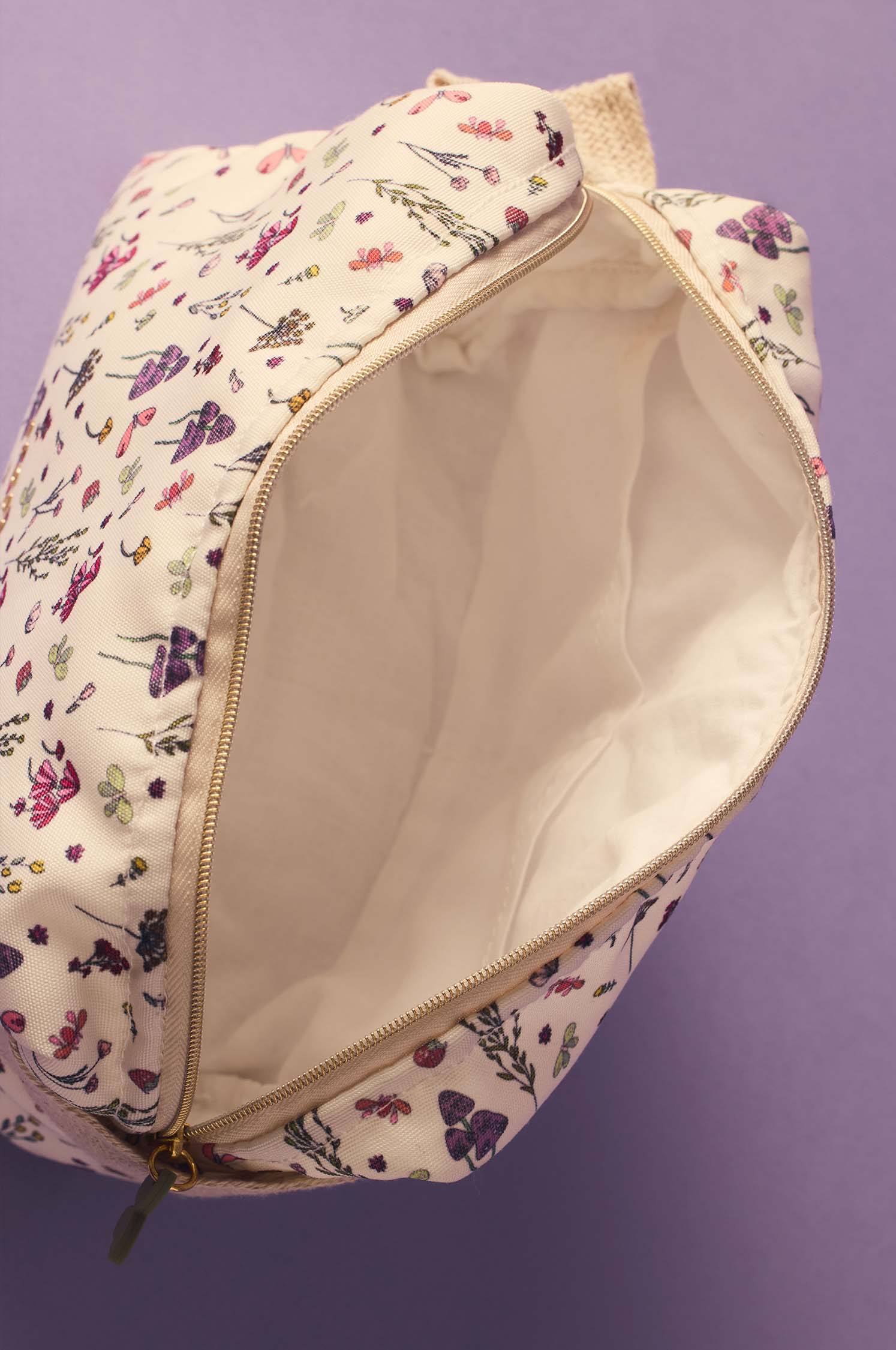 Flower toiletry bag