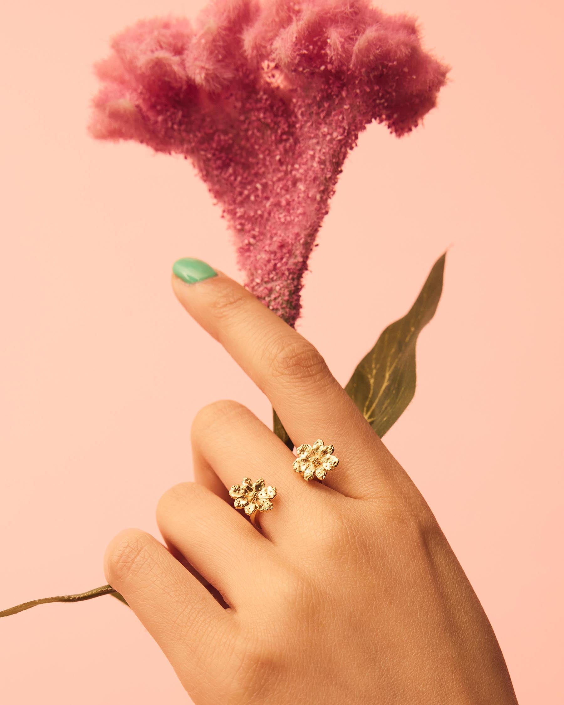 Double Zinnia Ring