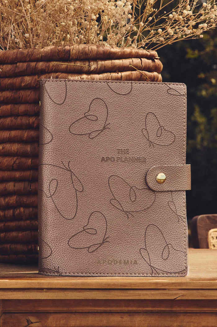 Apo Planner Metallic Butterfly Hülle