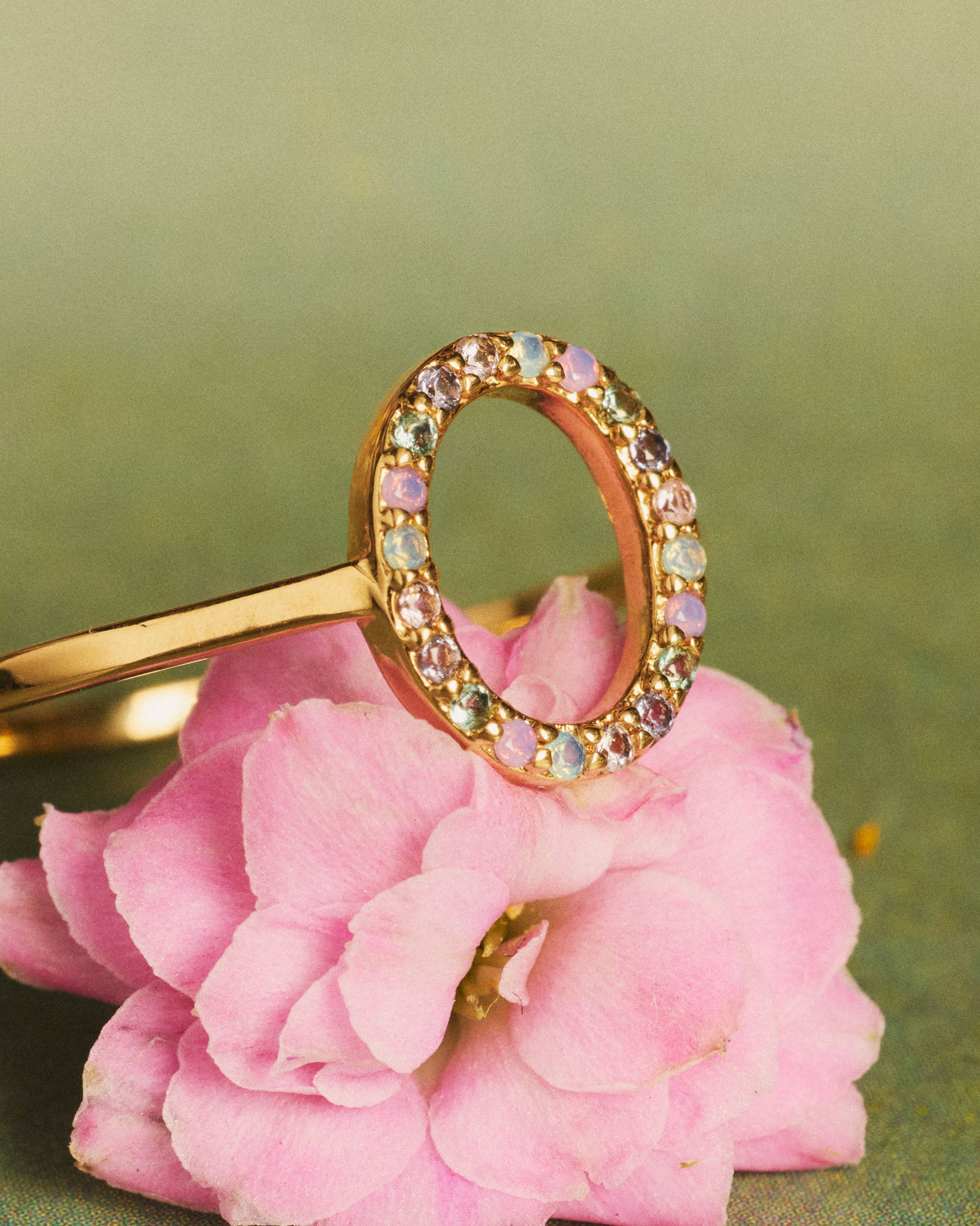Anillo Oval Multicolor
