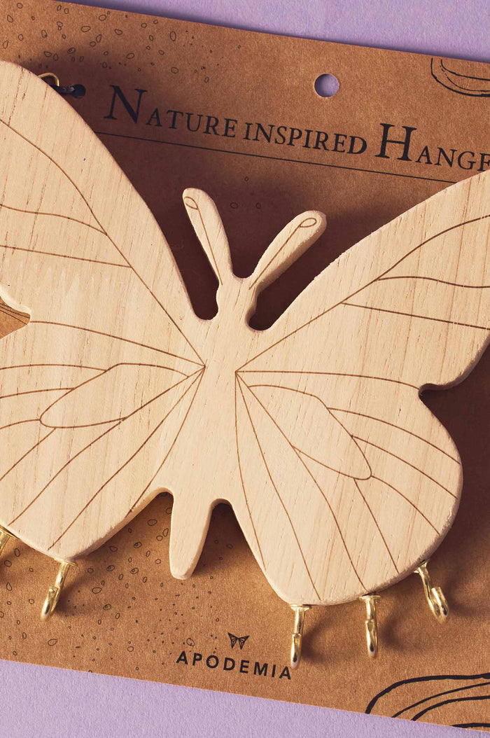 Joyero de Madera con forma de Mariposa