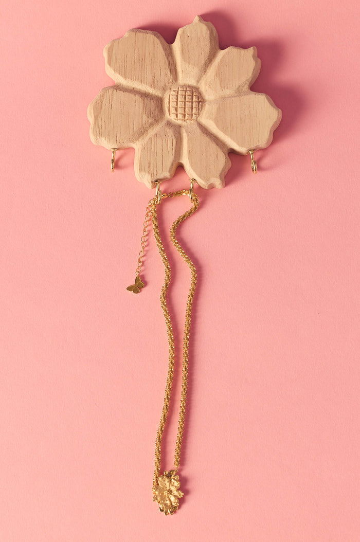 Joyero de Madera con forma de Flor