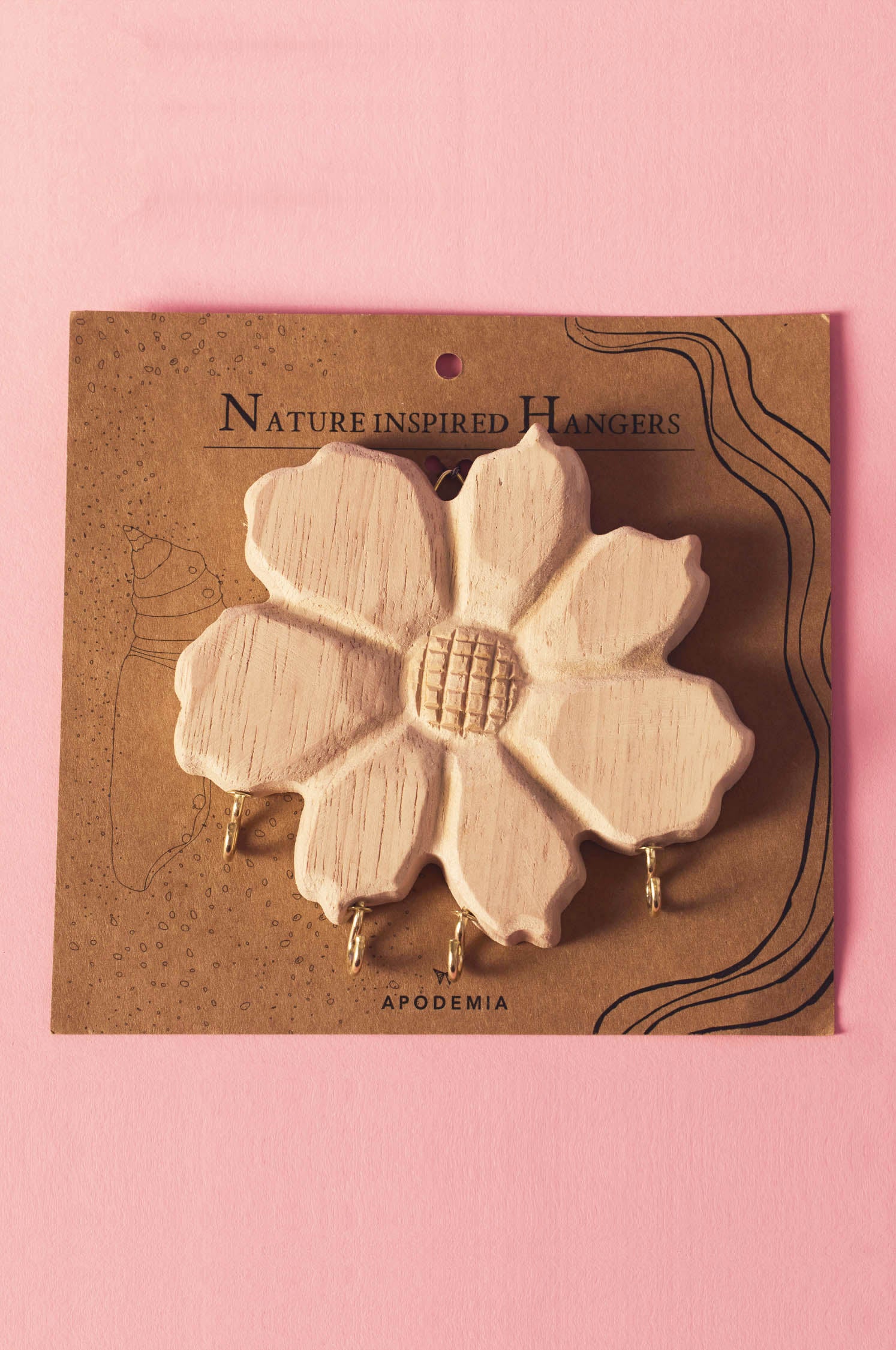 Joyero de Madera con forma de Flor