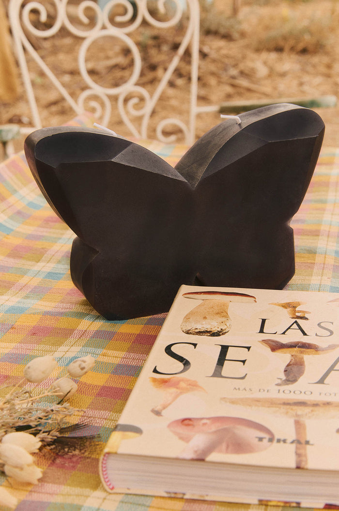 Black Butterfly Candle M