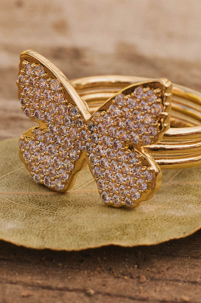 Bulky Apodemia Sparkle Ring
