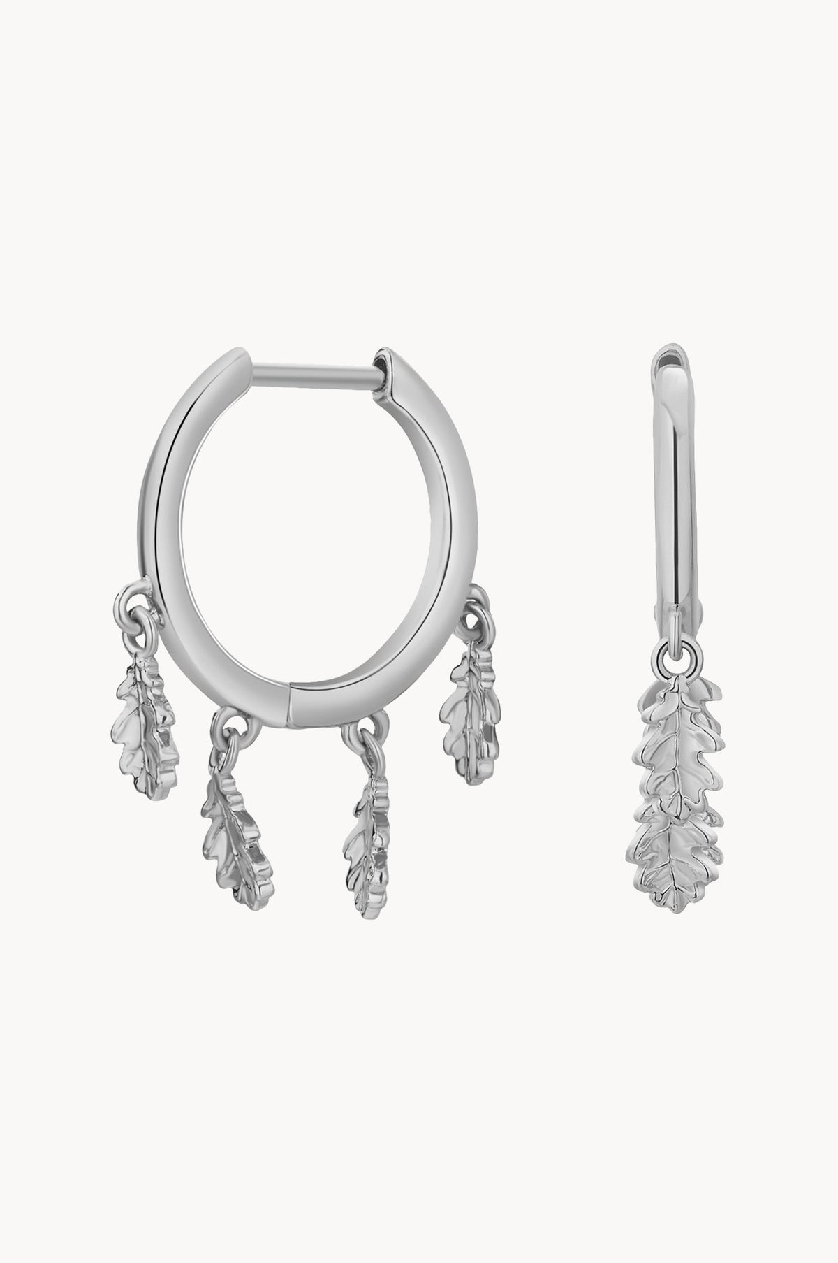 Silver Hoop Earrings