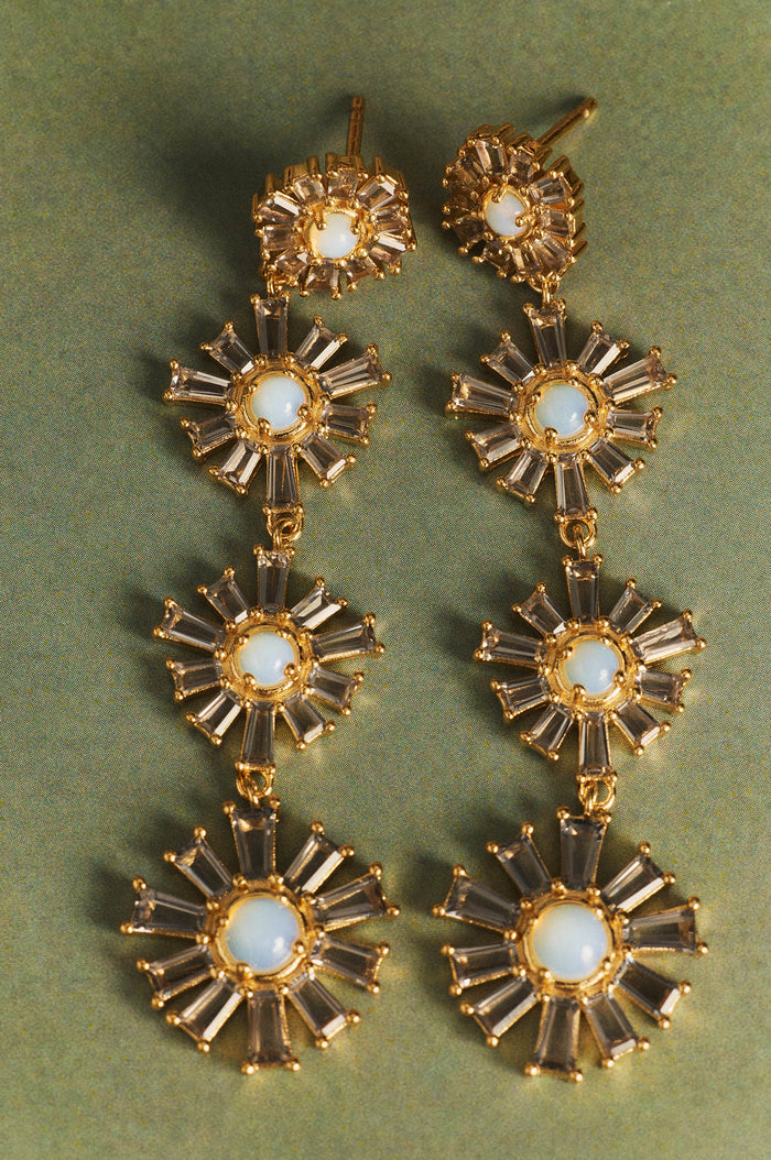 Lange Mondohrringe