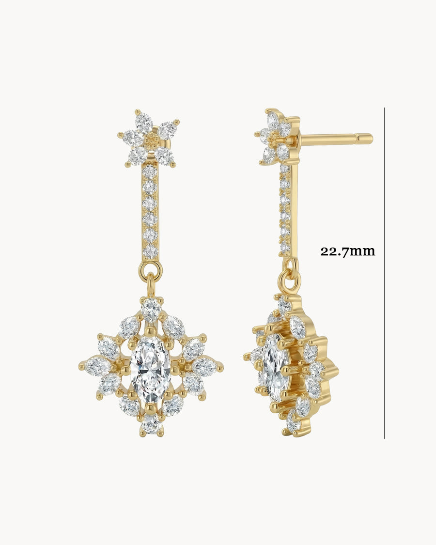 Pendientes 2 en 1 Olivia Wild