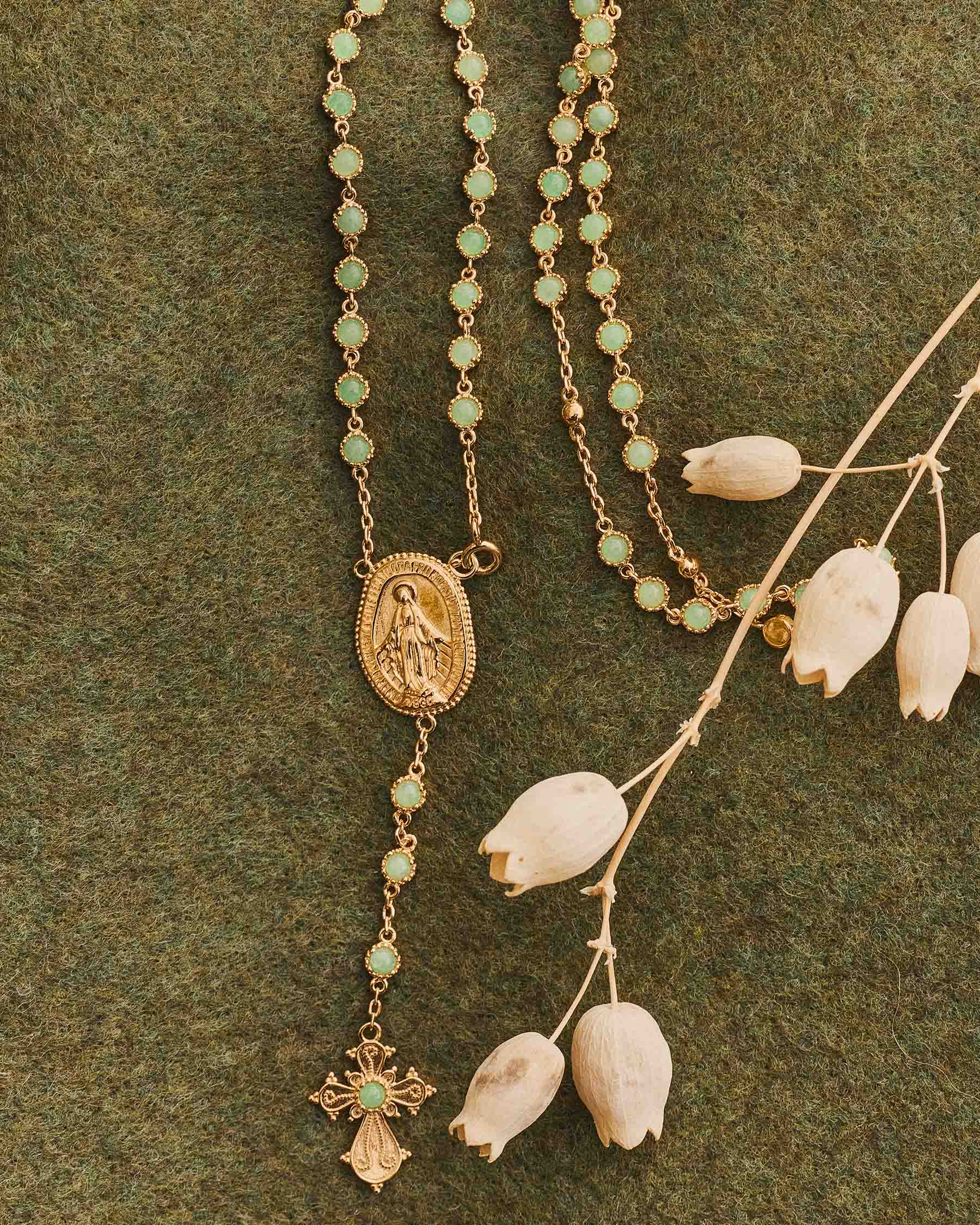 JADE ROSARY OF THE MIRACULOUS VIRGIN
