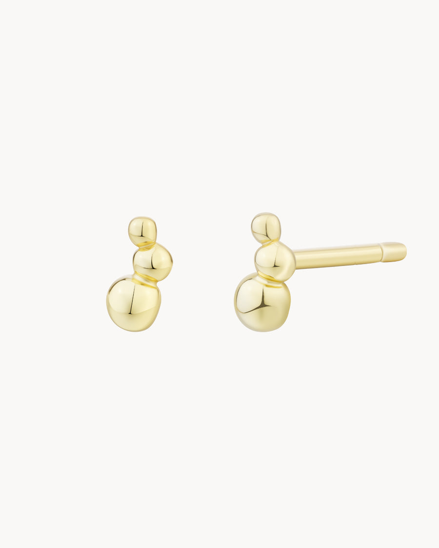 Mini Curved Sand Dust Earrings