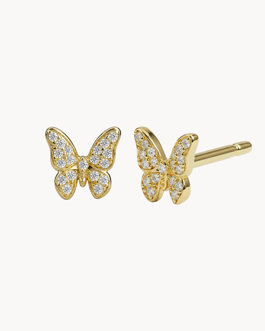 Papilio Mini Pave Ohrringe
