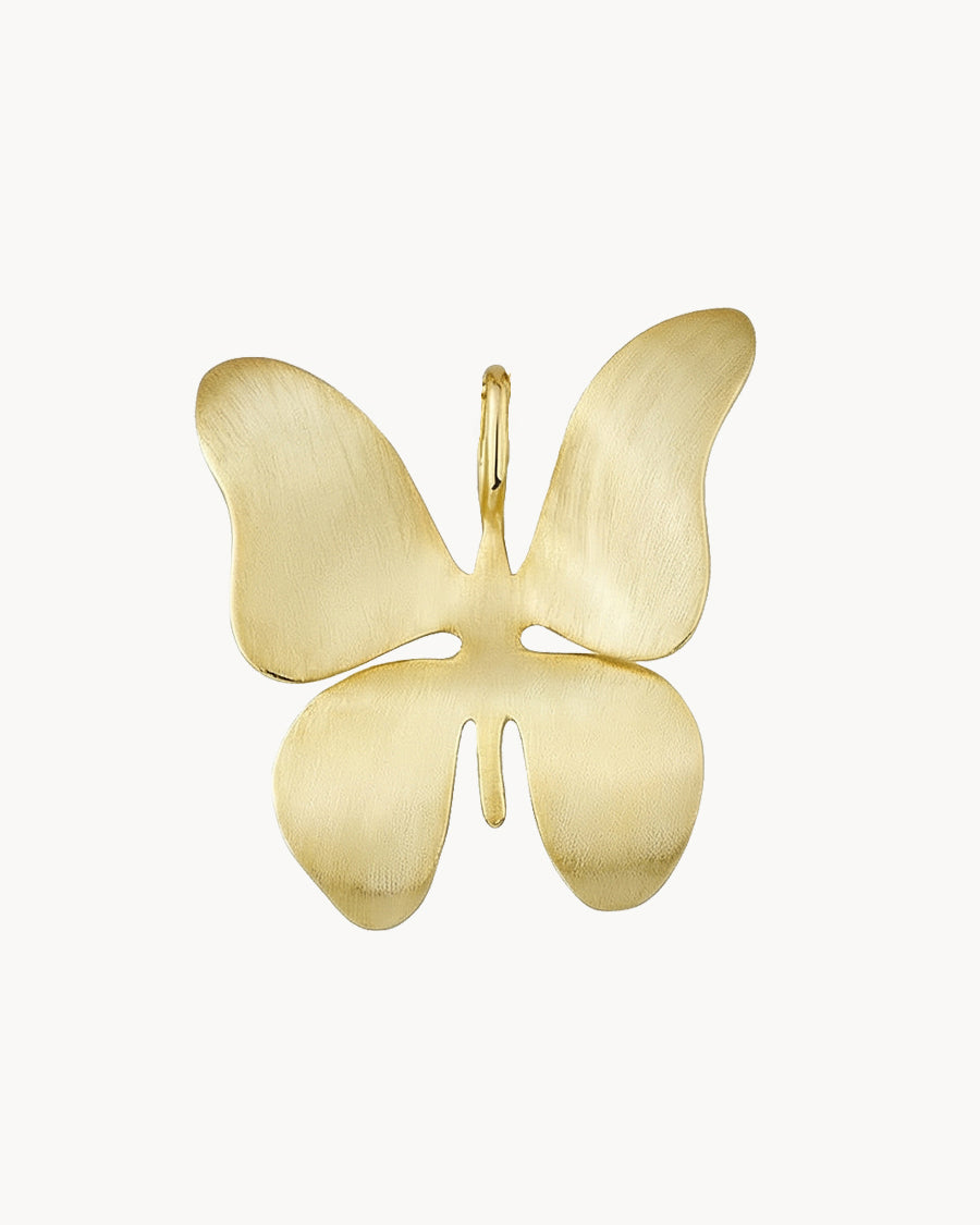 Hammered Effect Papilio Charm