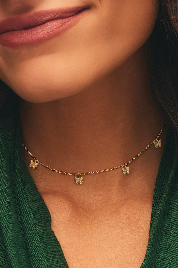 Papilio Full Pave Collar