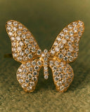 Anillo Bulky Pave Papilio