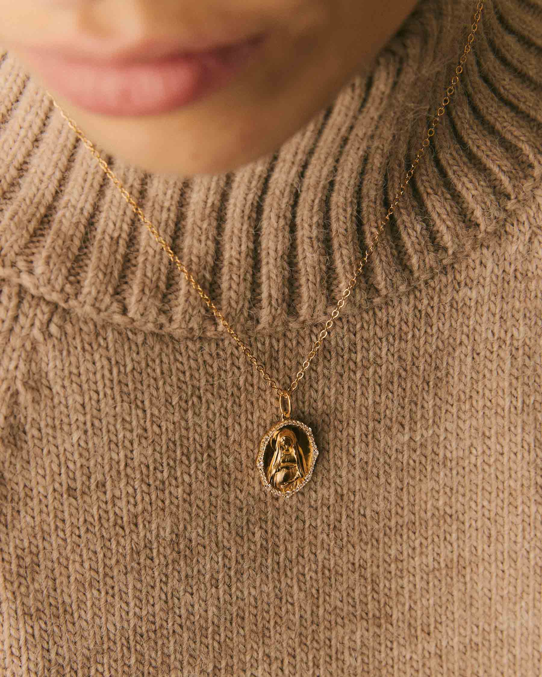 Charm Virgen María embarazada