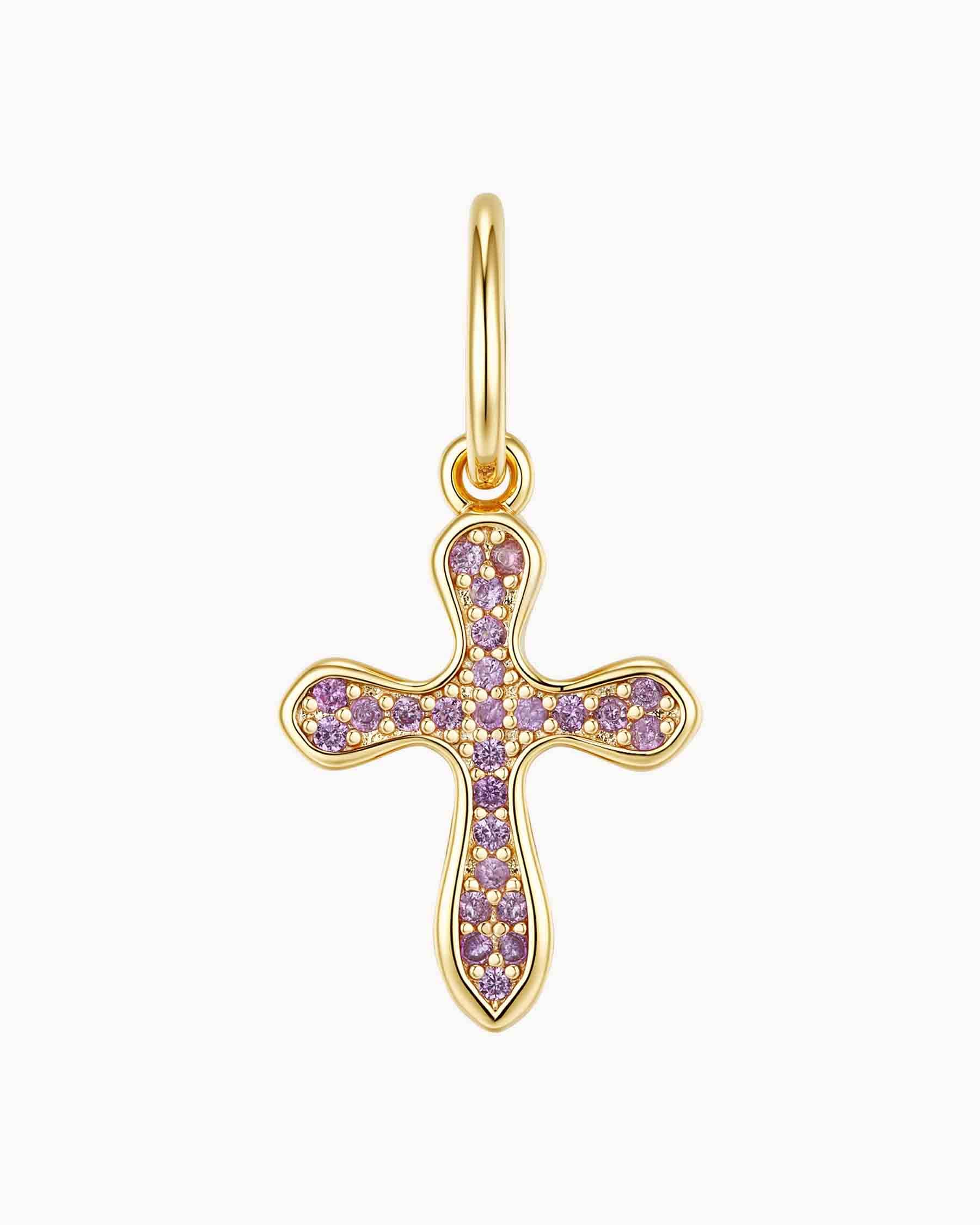 Charm Cruz Sparkle Rosa
