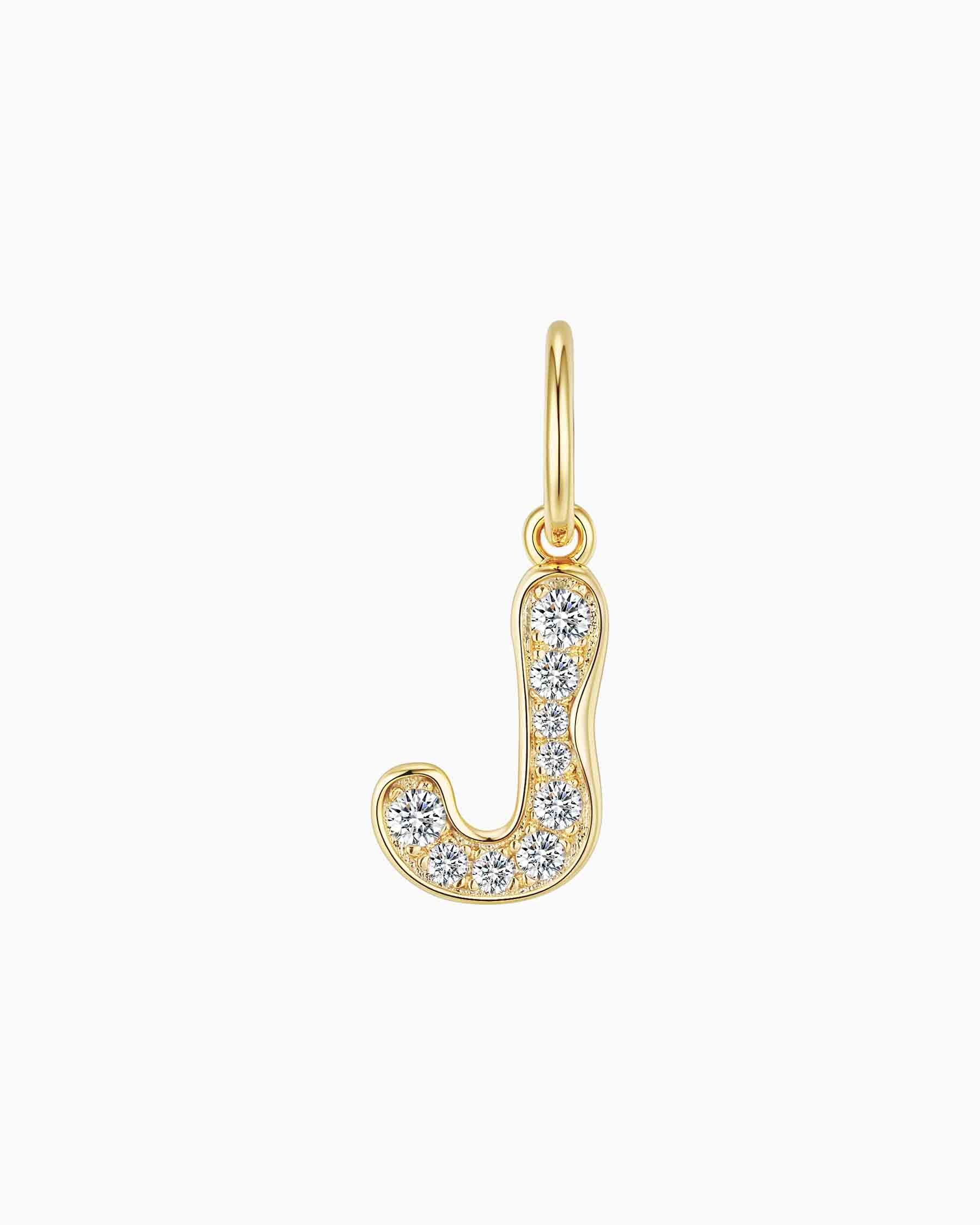 Charm courbe Lettre J