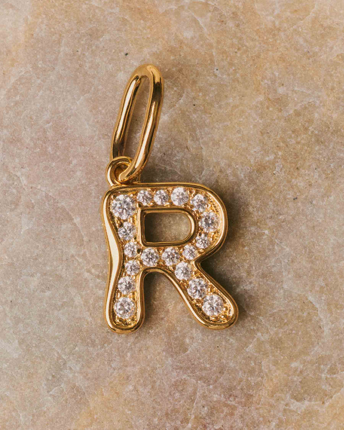 Charm Curve Letter R