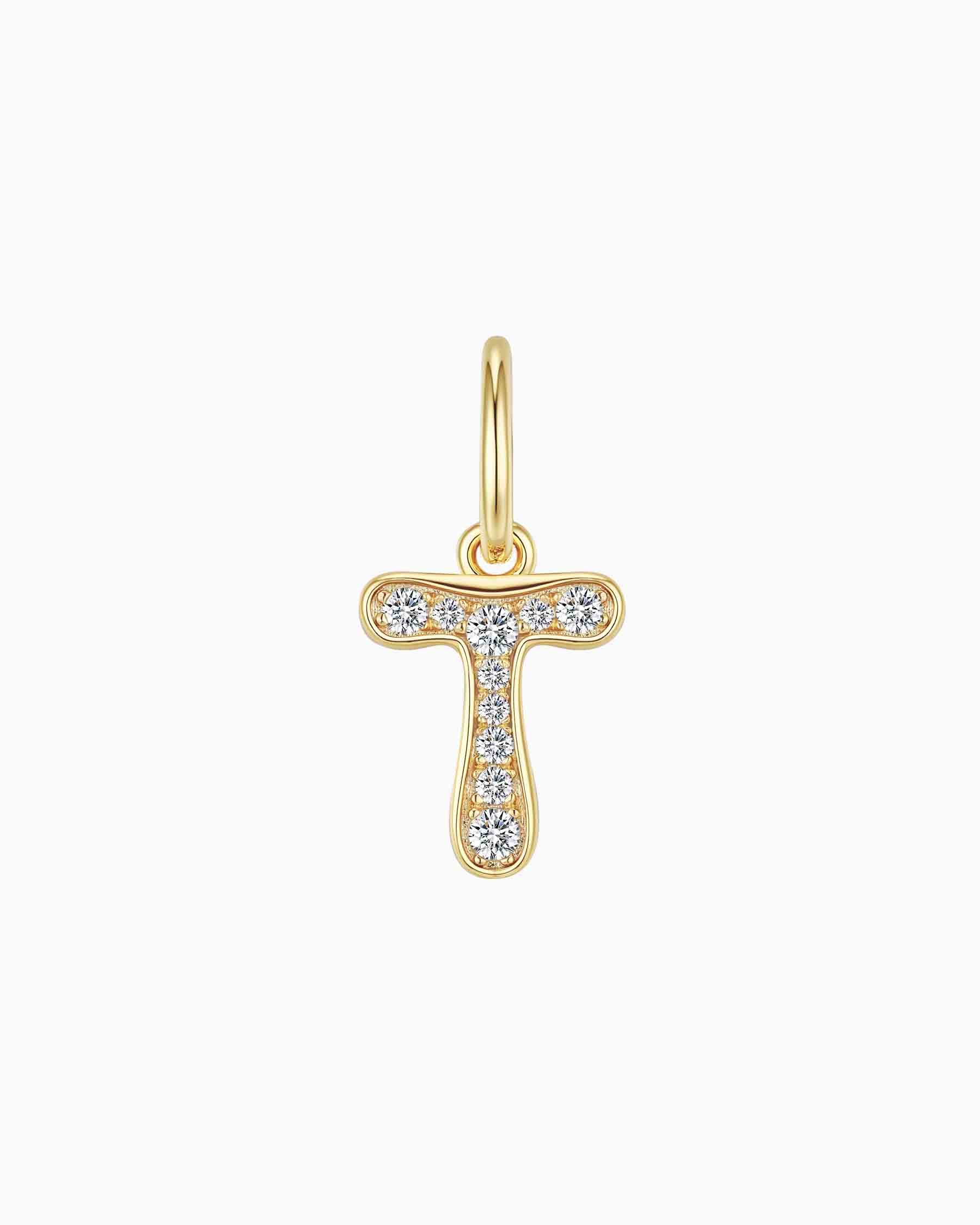 Charm Curve Letter T